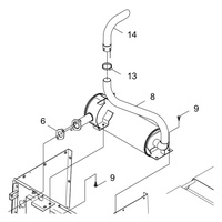 G234-000060, G234000060 Шланг / PIPE Shindaiwa DGW500